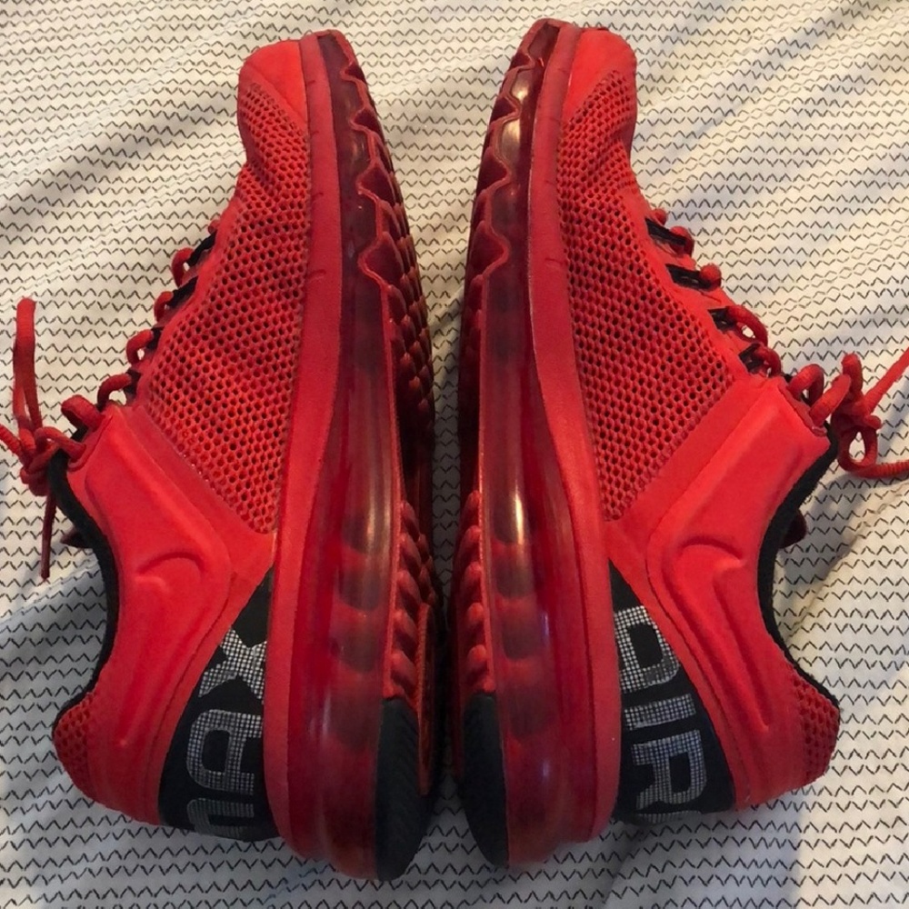 Red nike air max size 8.5 mens